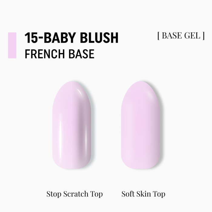 Камуфлирующая база French Base 15ml  №15 - baby blush