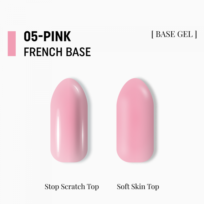 Камуфлирующая база French Base 15ml  №05 - pink