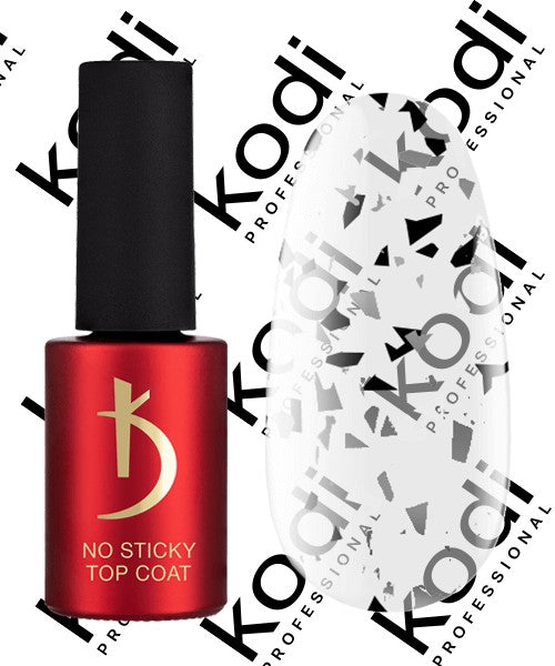 Верхнее покрытие для гель-лака без дисперсионного слоя, 7 мл - ART 05, No Sticky Top Coat Kodi professional