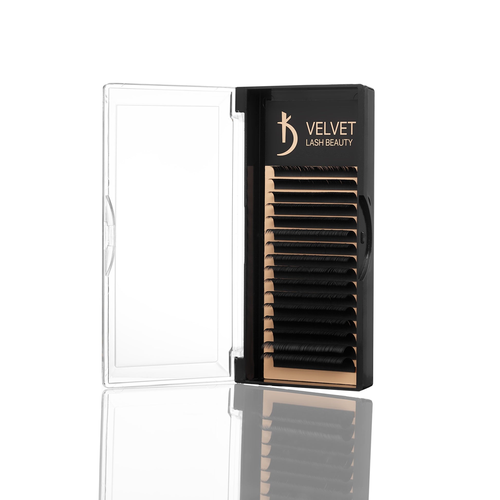 Ресницы для наращивания Velvet Lash Beauty 0.10 D 