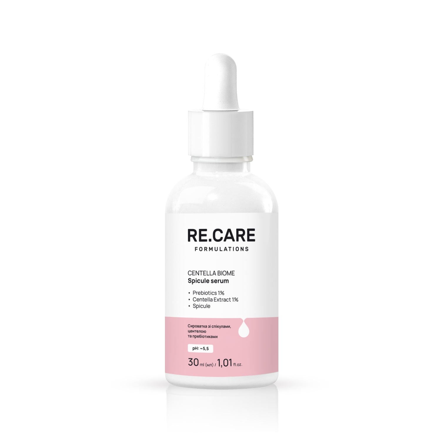 Сыворотка со спикулами, центеллой и пребиотиками Centella Biome Spicule Serum RECARE 30 мл