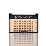 Накладные ресницы DIY LASHES 02A C 0,07 (8 mm, 10 