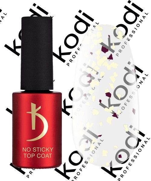 Верхнее покрытие для гель-лака без дисперсионного шара, 7 мл - ART 14, No Sticky Top Coat Kodi professional