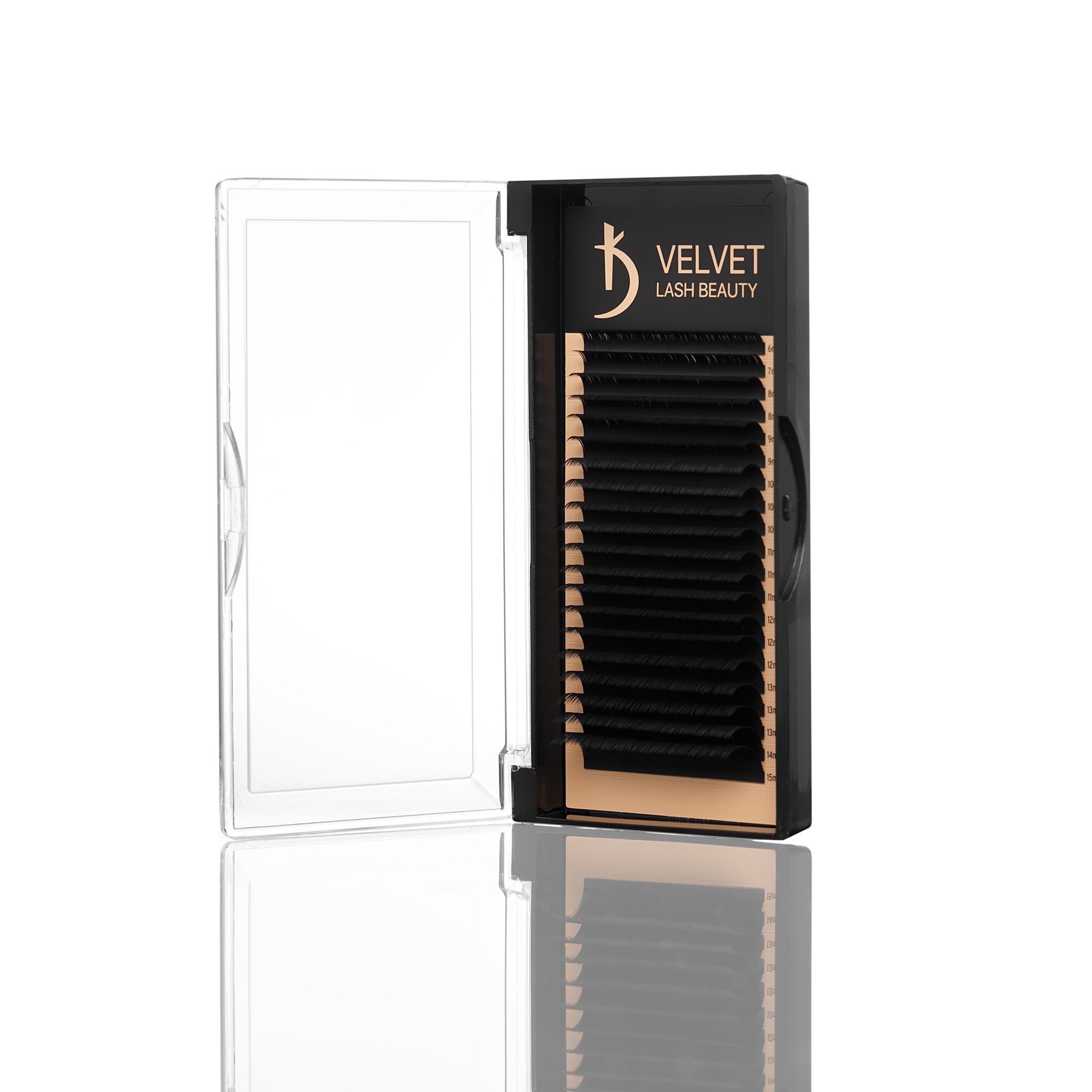 Ресницы для наращивания Velvet Lash Beauty 0.7 D M