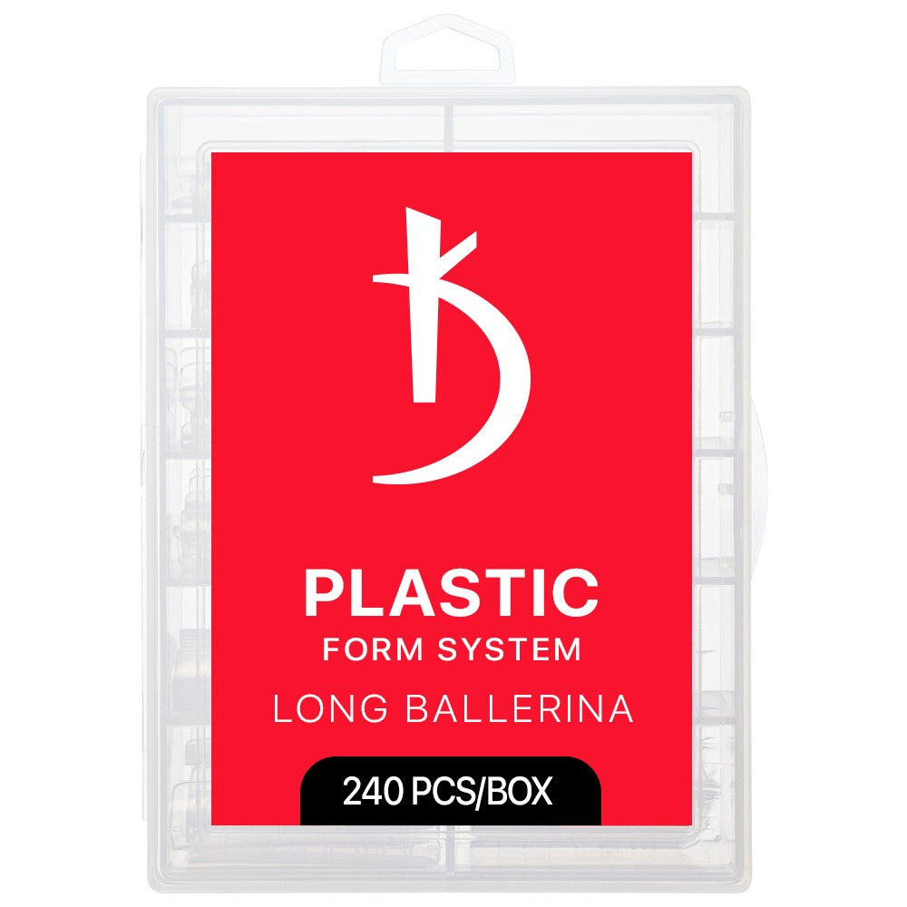 Пластиковые типсы для наращивания LONG BALLERINA (240 шт./уп)