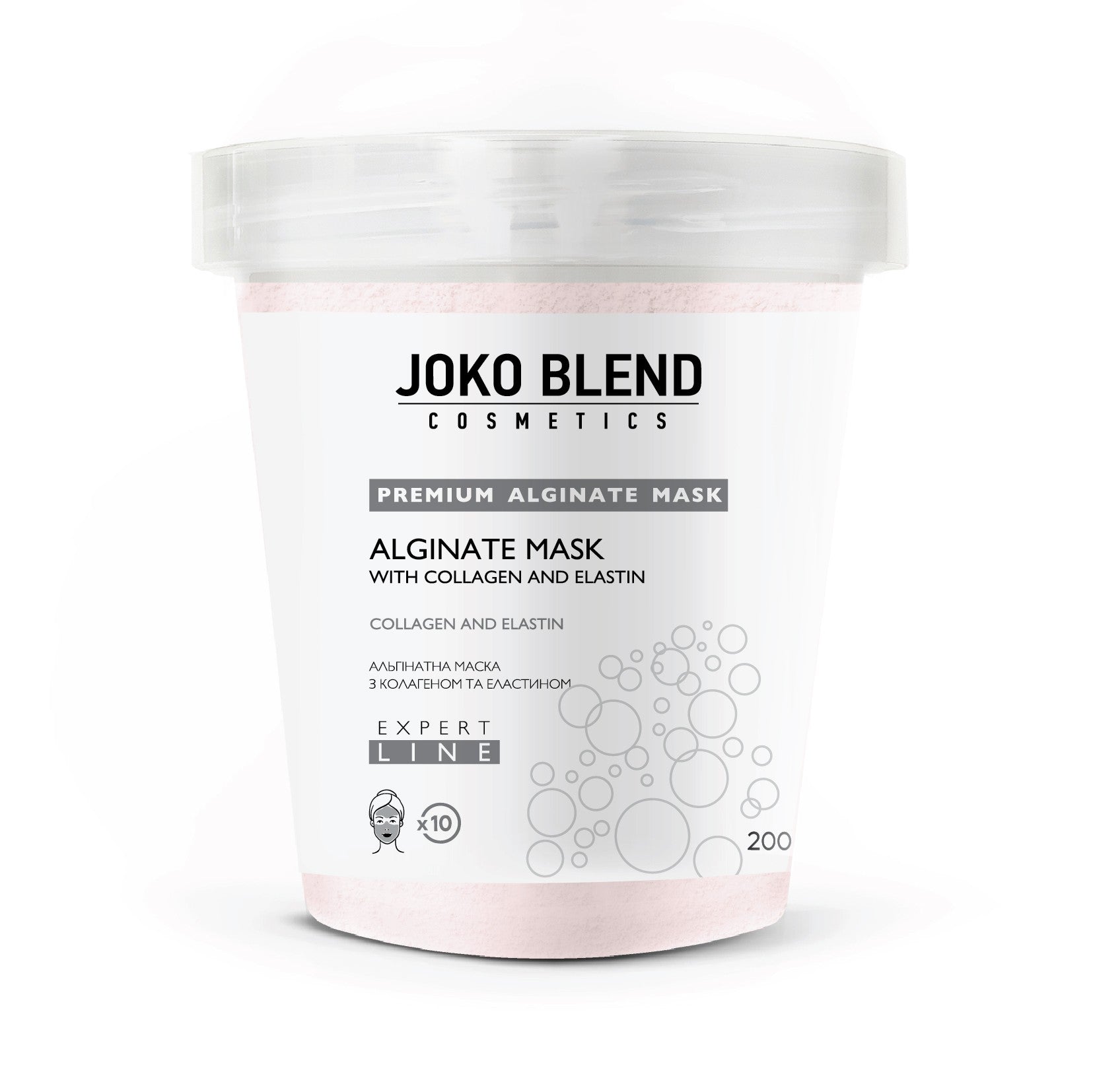 Альгинатная маска эффект лифтинга с коллагеном и эластином Joko Blend 200 г