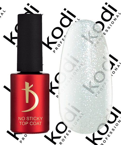 Верхнее покрытие для гель-лака без липкого слоя No Sticky Top coat Sparkle, 7 мл