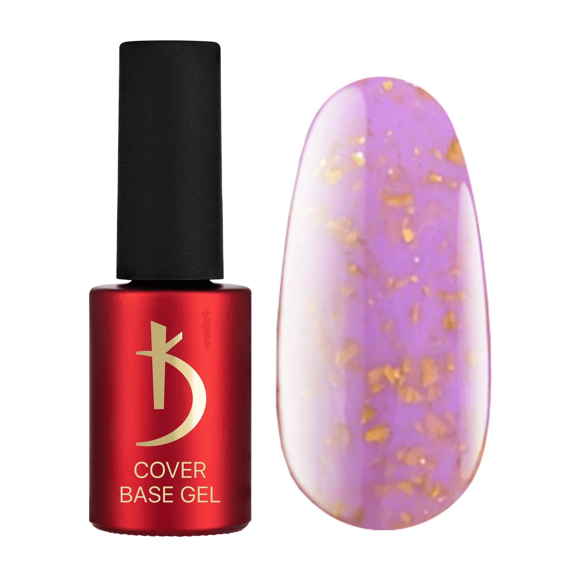 Камуфлирующее базовое покрытие Cover Base Gel Flake 07, 7 мл