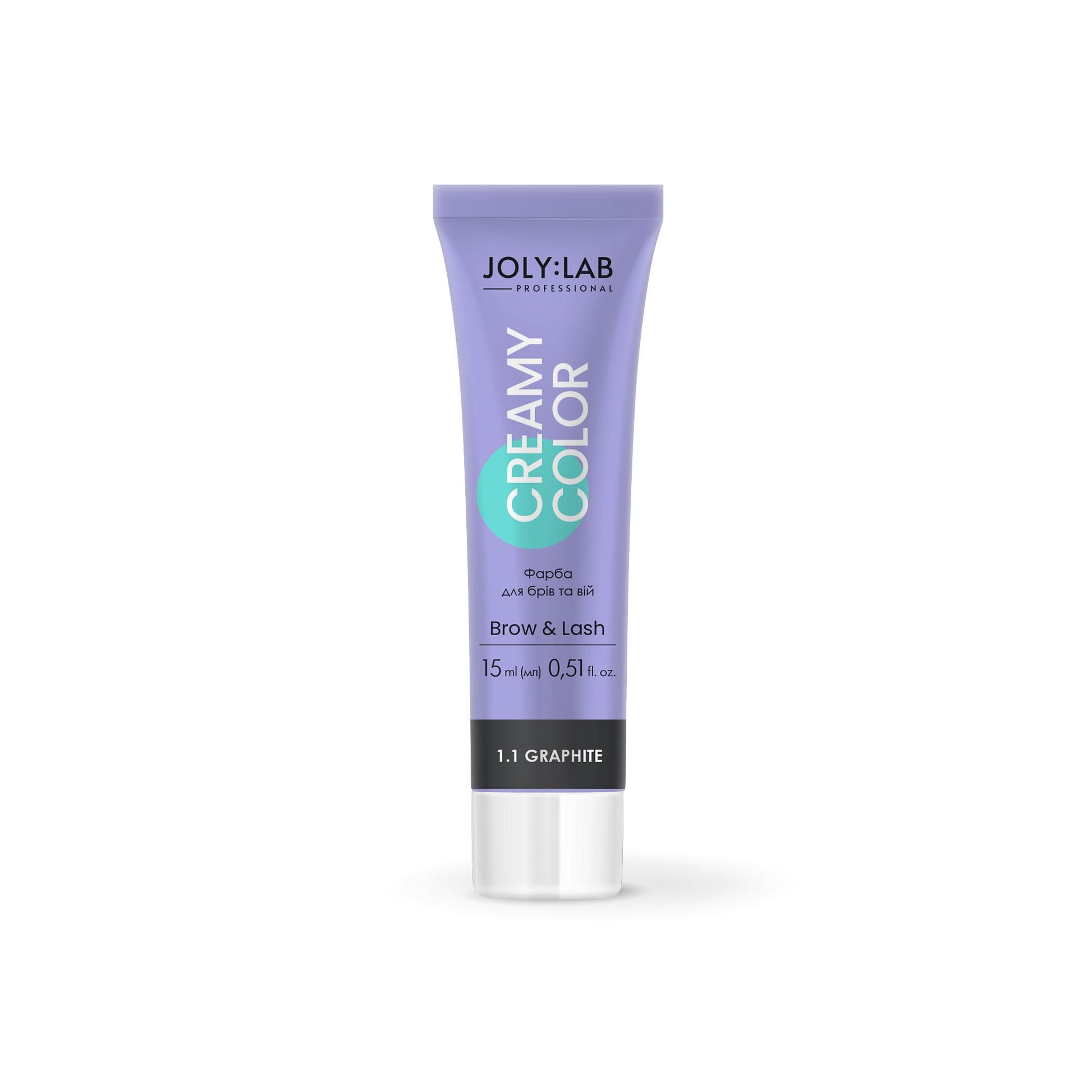 Краска для бровей и ресниц графитовая Creamy Color Joly:Lab 15 мл