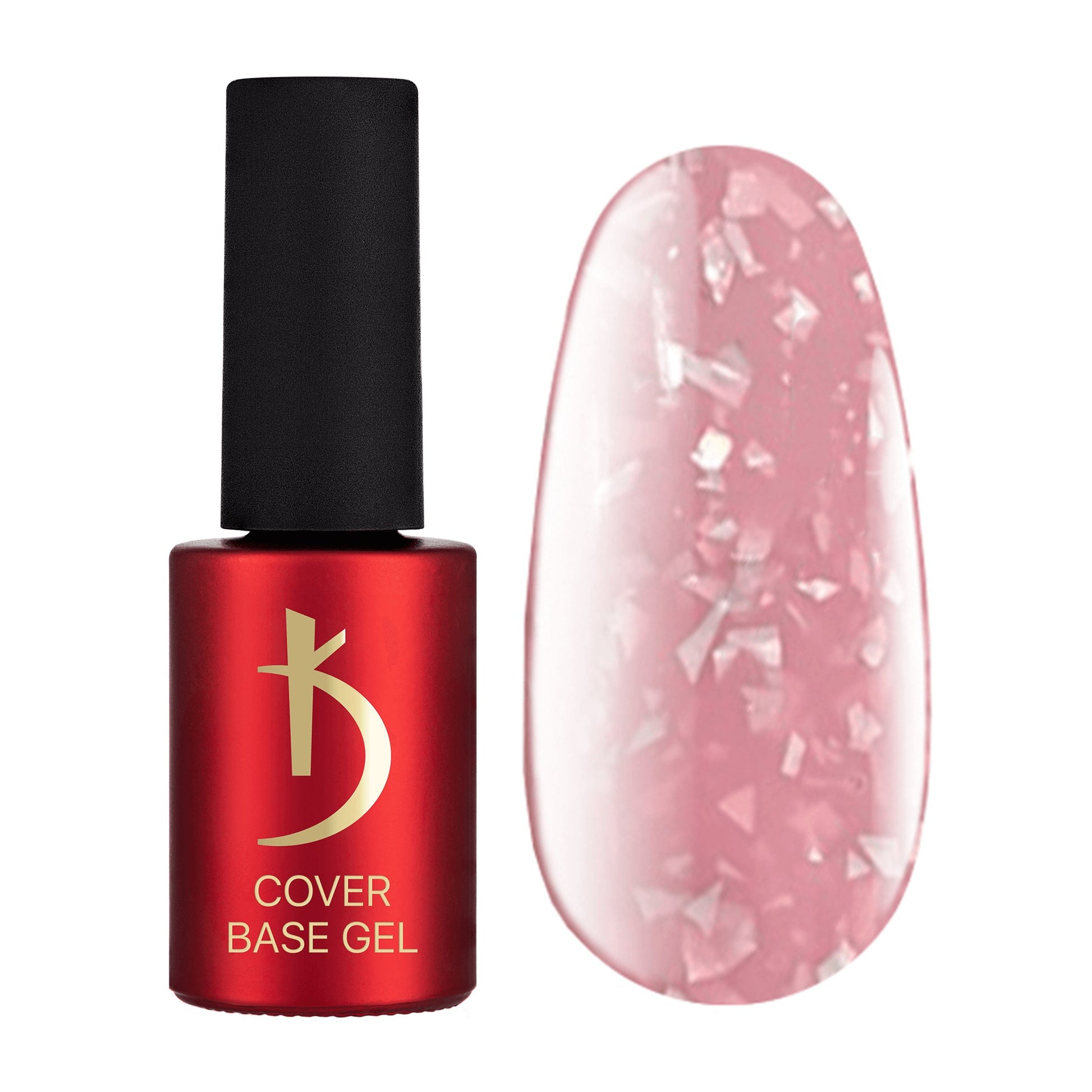 Камуфлирующее базовое покрытие Cover Base Gel Flake 04, 7 мл