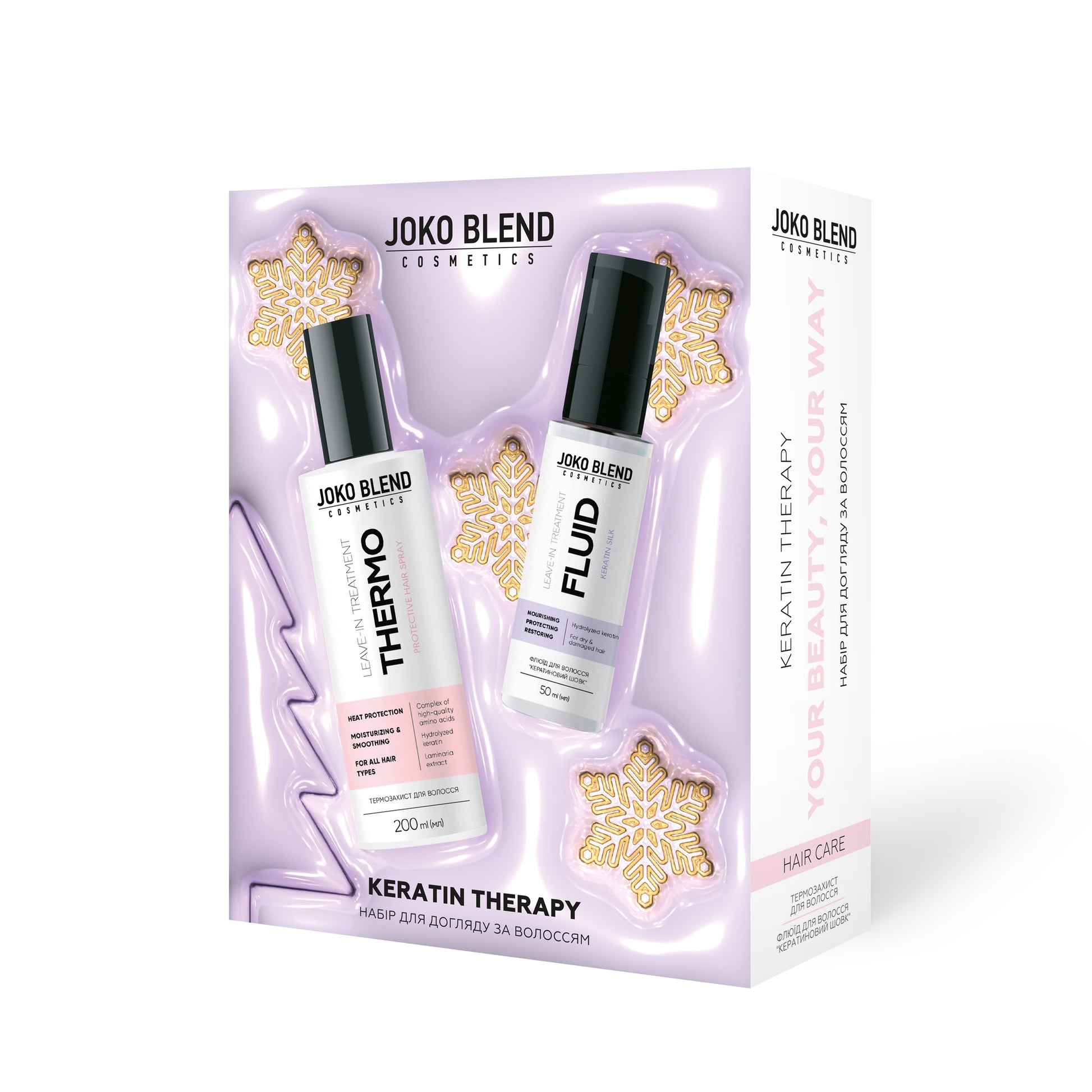 Новогодний набор для ухода за волосами Keratin Therapy Joko Blend