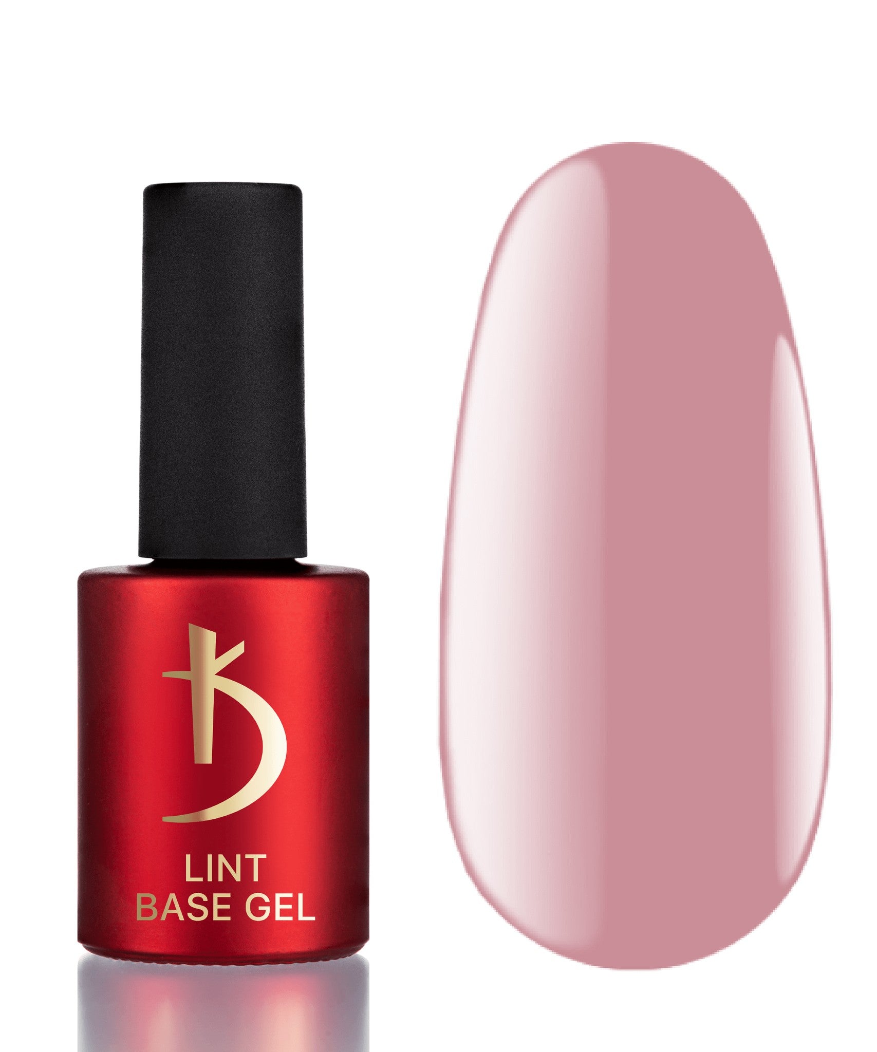 Камуфлирующее базовое покрытие Lint base gel Delicate Rose, 15 мл