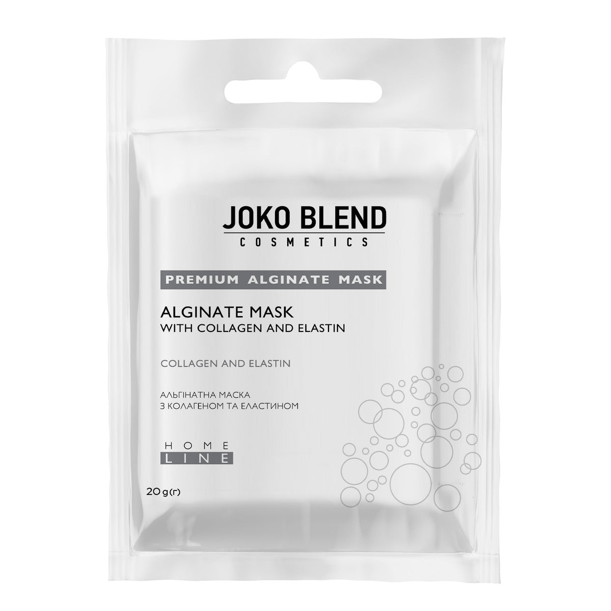Альгинатная маска эффект лифтинга с коллагеном и эластином Joko Blend 20 г