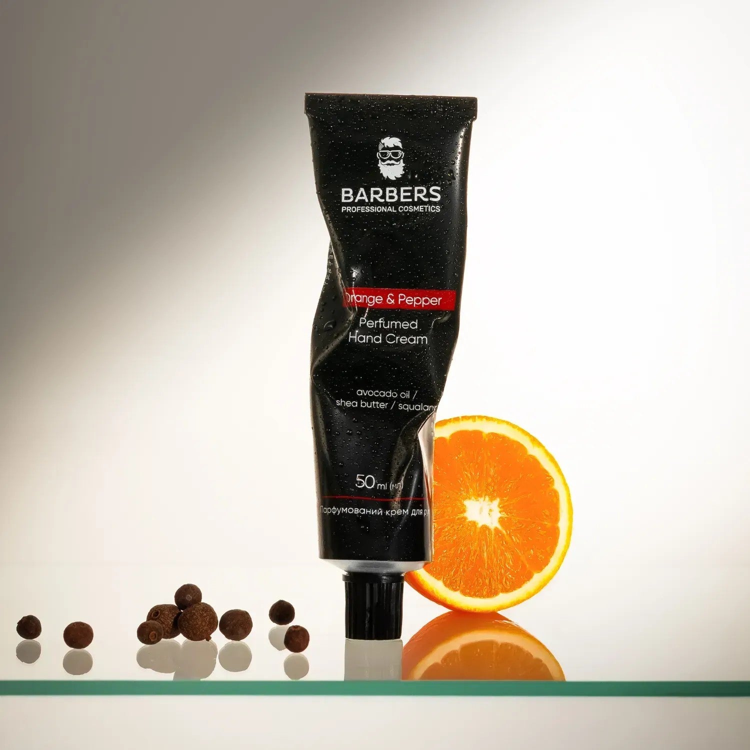 Парфюмированный крем для рук Orange & Pepper Barbers 50 мл