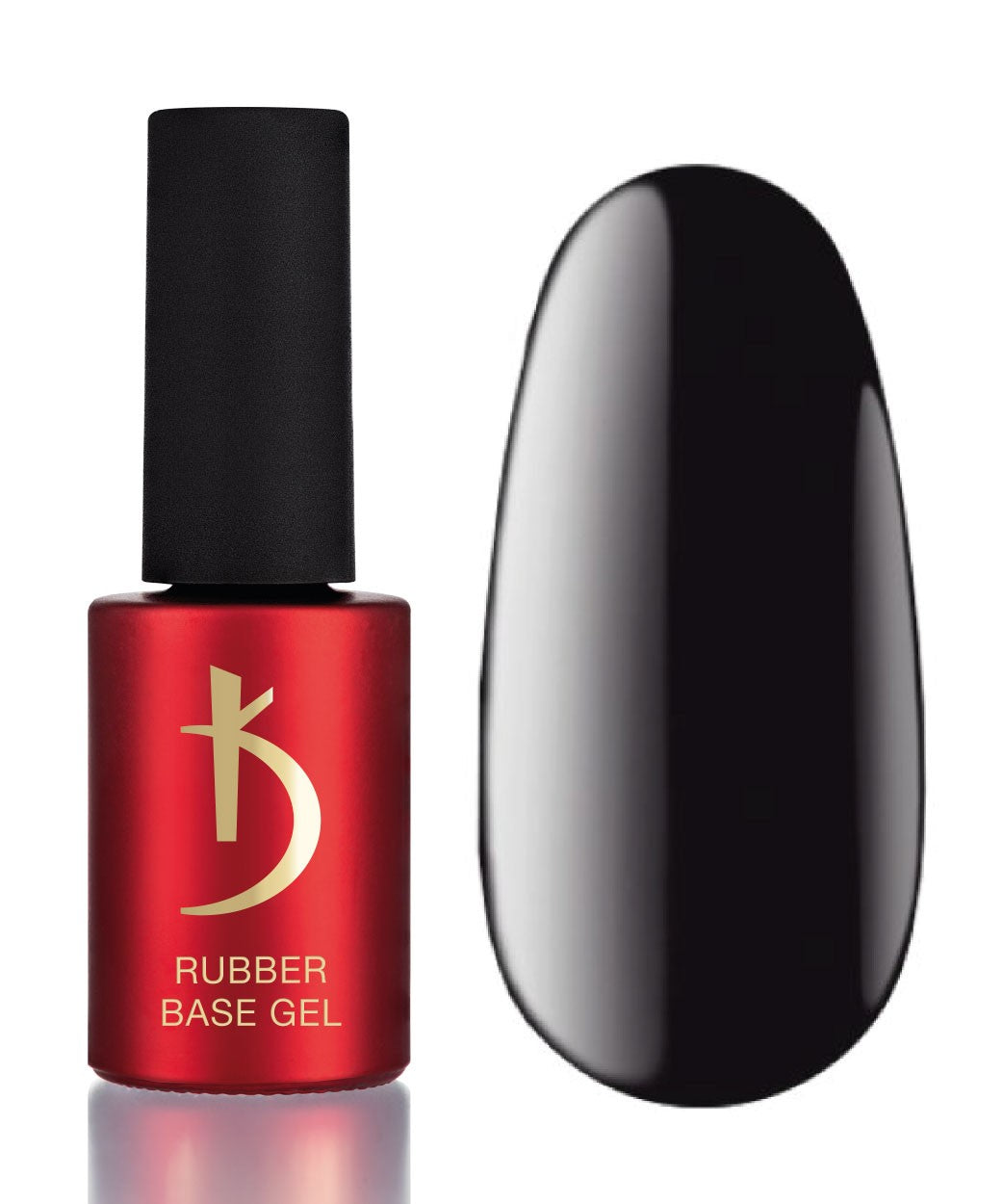 Черная каучуковая база Rubber Base Gel Basic collection, Black, 7 мл