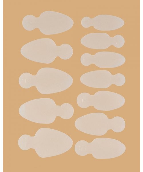 Молды трафареты для френча на верхних формах Mold Long Oval (12 шт/набор)