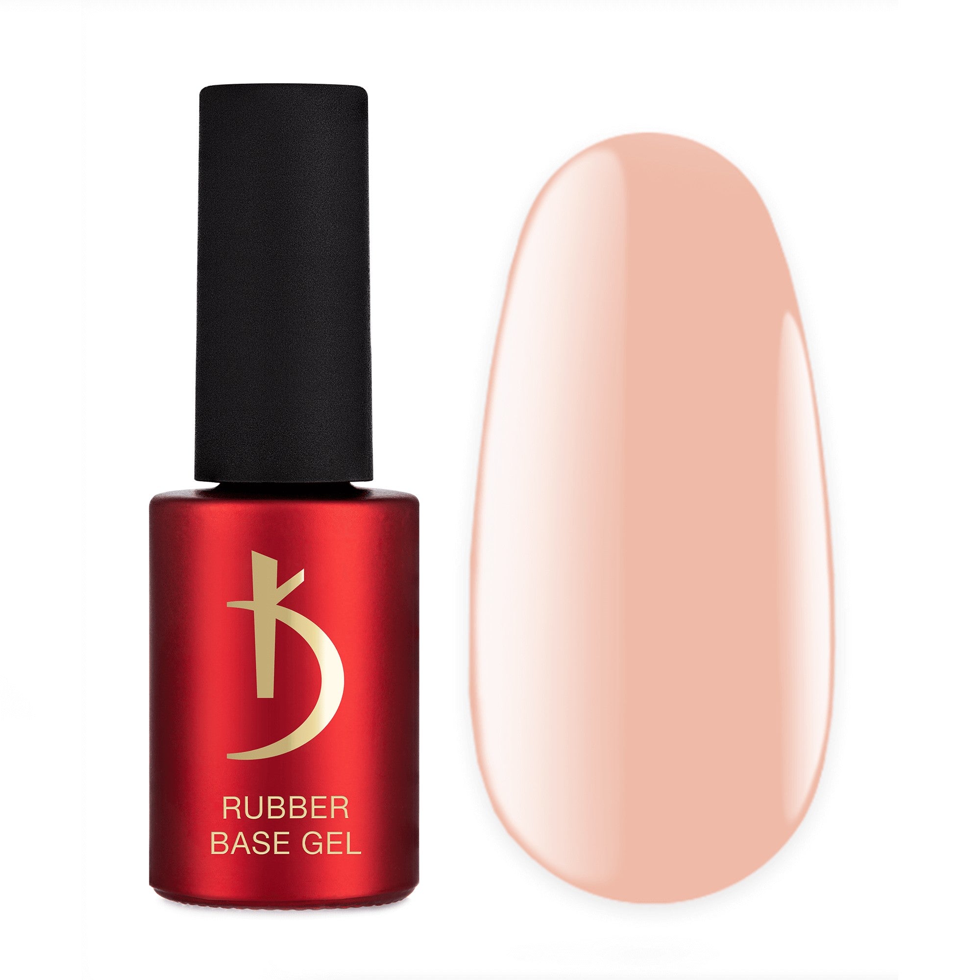 Цветное базовое покрытие Color Rubber Base Gel Jelly, Peach, 7 мл