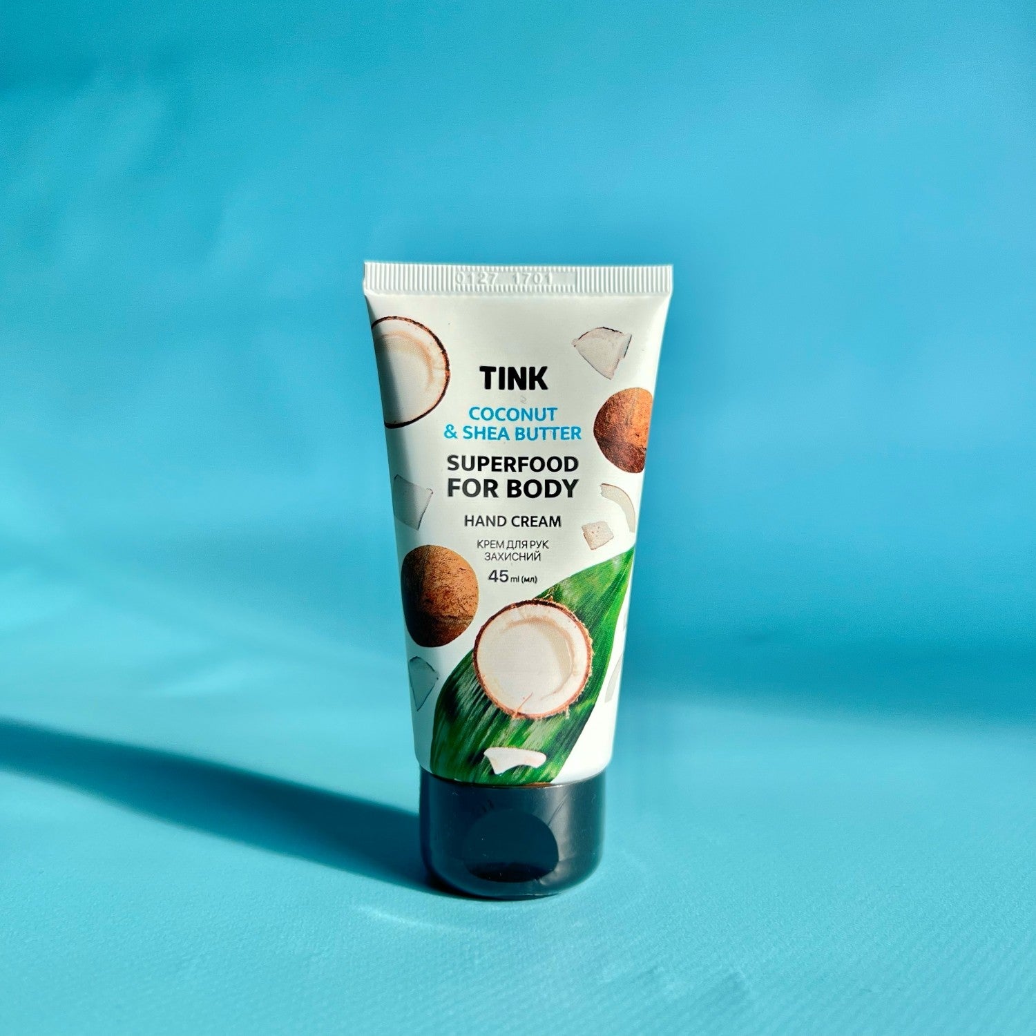 Крем для рук защитный Coconut с маслом кокоса и маслом ши Tink 45 мл