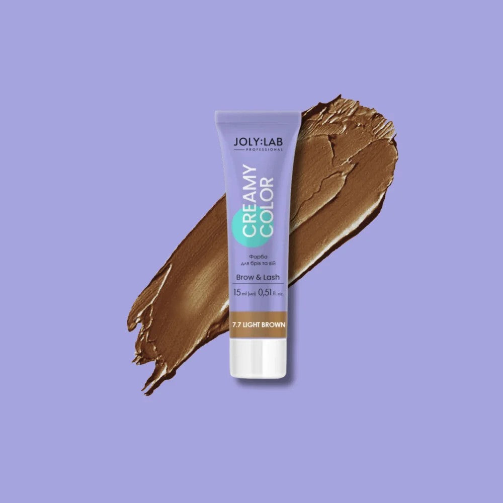 Краска для бровей и ресниц светло-коричневая Creamy Color Joly:Lab 15 мл