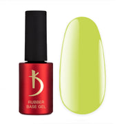 Цветное базовое покрытие Color Rubber Base Gel Jelly, Green, 7 мл