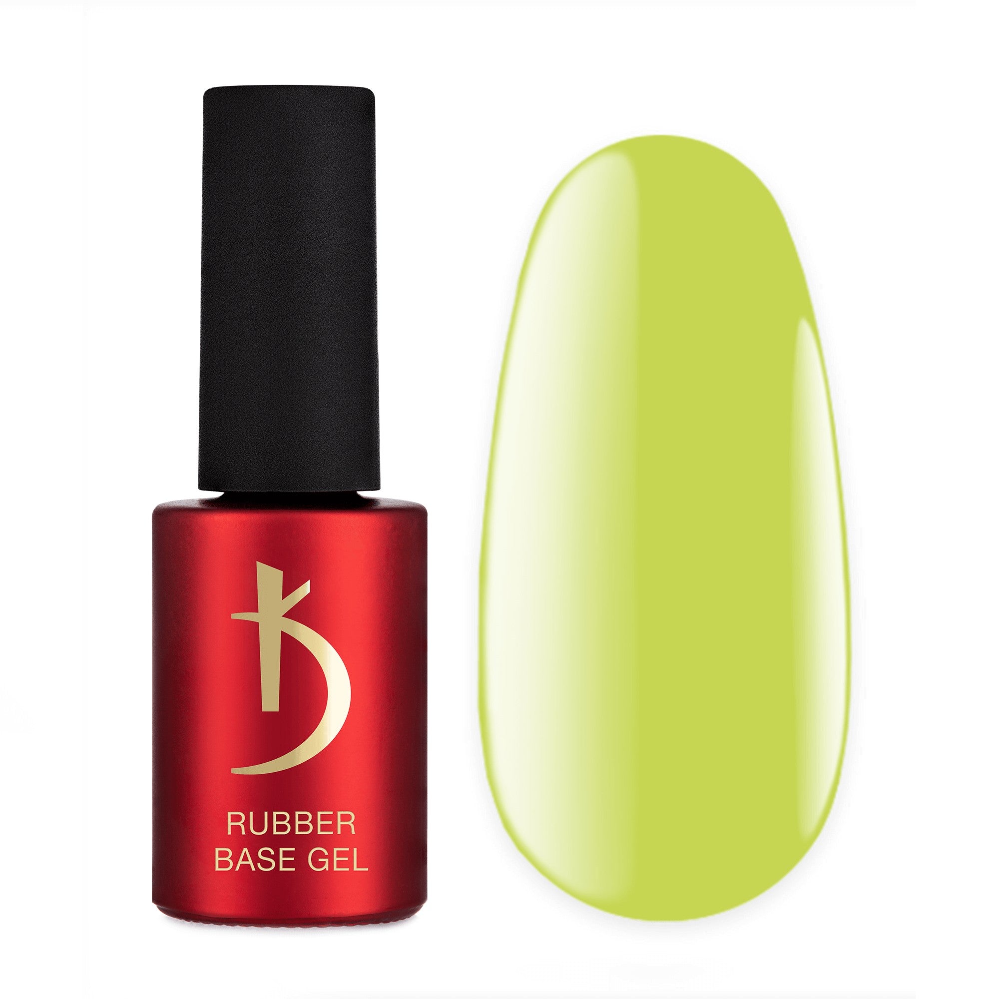 Цветное базовое покрытие Color Rubber Base Gel Jelly, Green, 7 мл