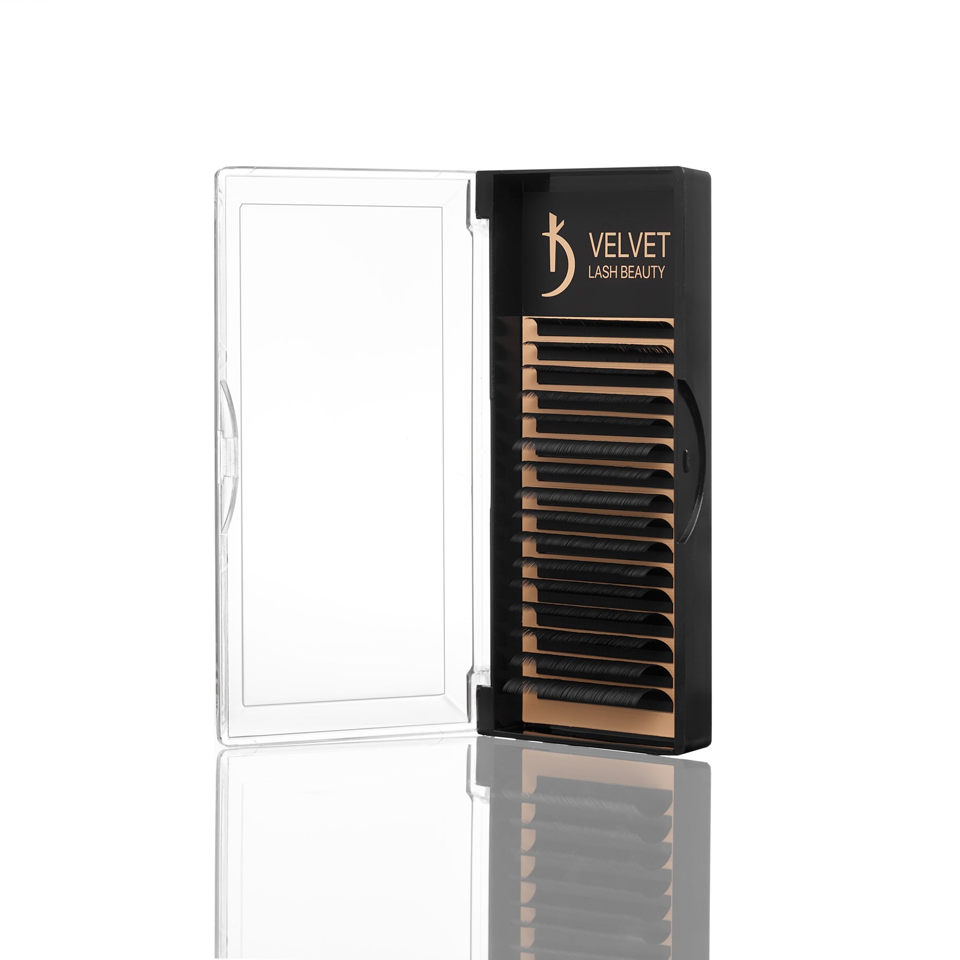 Ресницы для наращивания Velvet Lash Beauty 0.07 LС