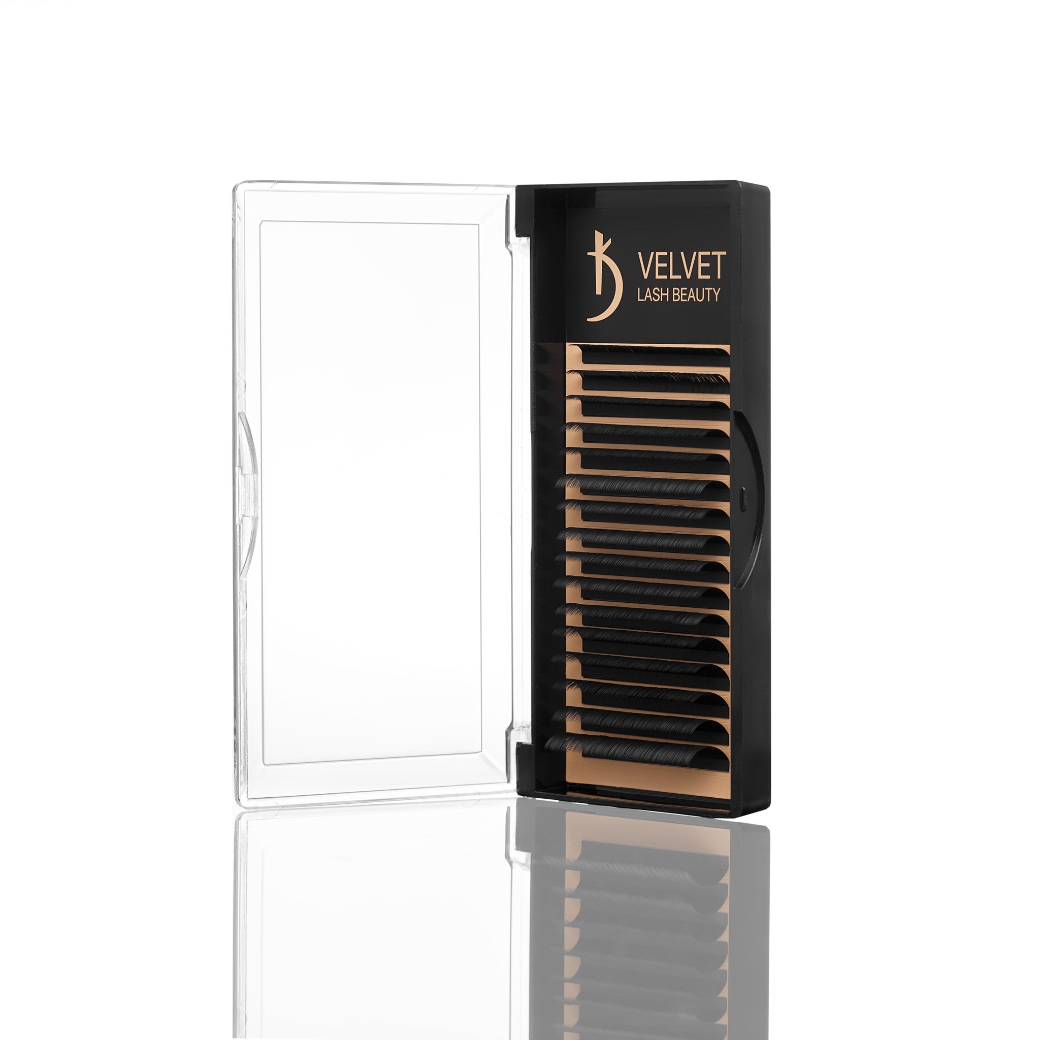 Ресницы для наращивания Velvet Lash Beauty 0.07 LС