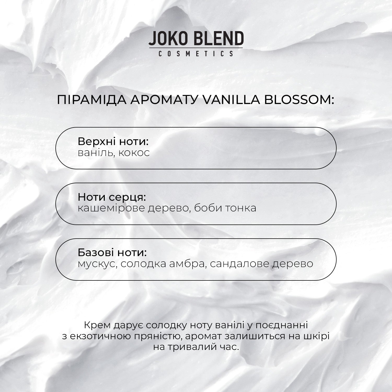 Крем для рук парфюмированный Vanilla Blossom Joko Blend 30 мл