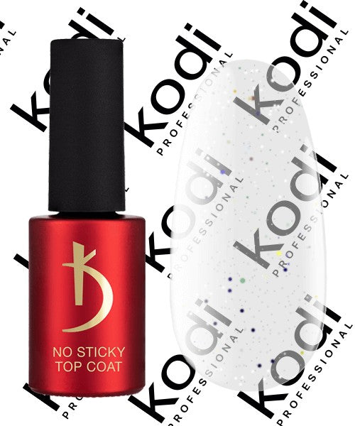 Верхнее покрытие для гель-лака без дисперсионного слоя, 7 мл - ART 12, No Sticky Top Coat Kodi professional