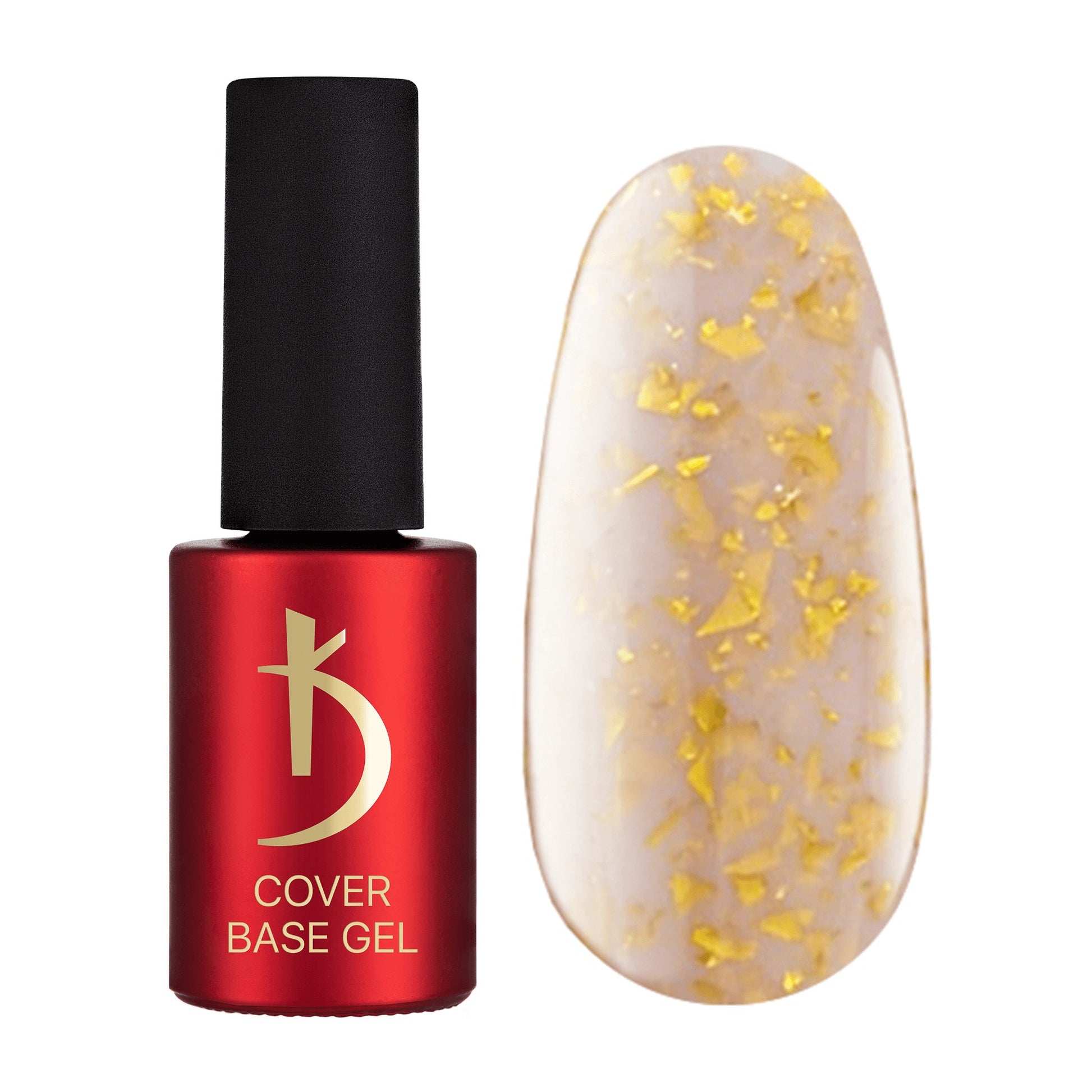 Камуфлирующее базовое покрытие Cover Base Gel Flake 08, 7 мл