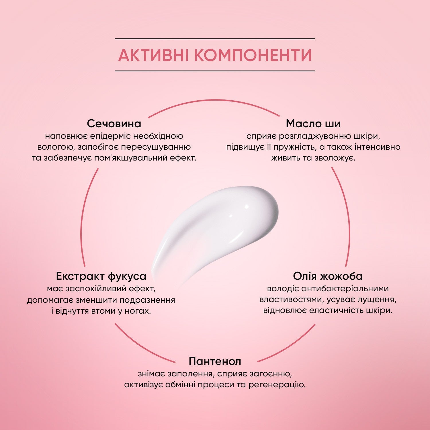 Успокаивающий бальзам для ног с мочевиной, пантенолом и экстрактом фукуса Shelly 100 мл