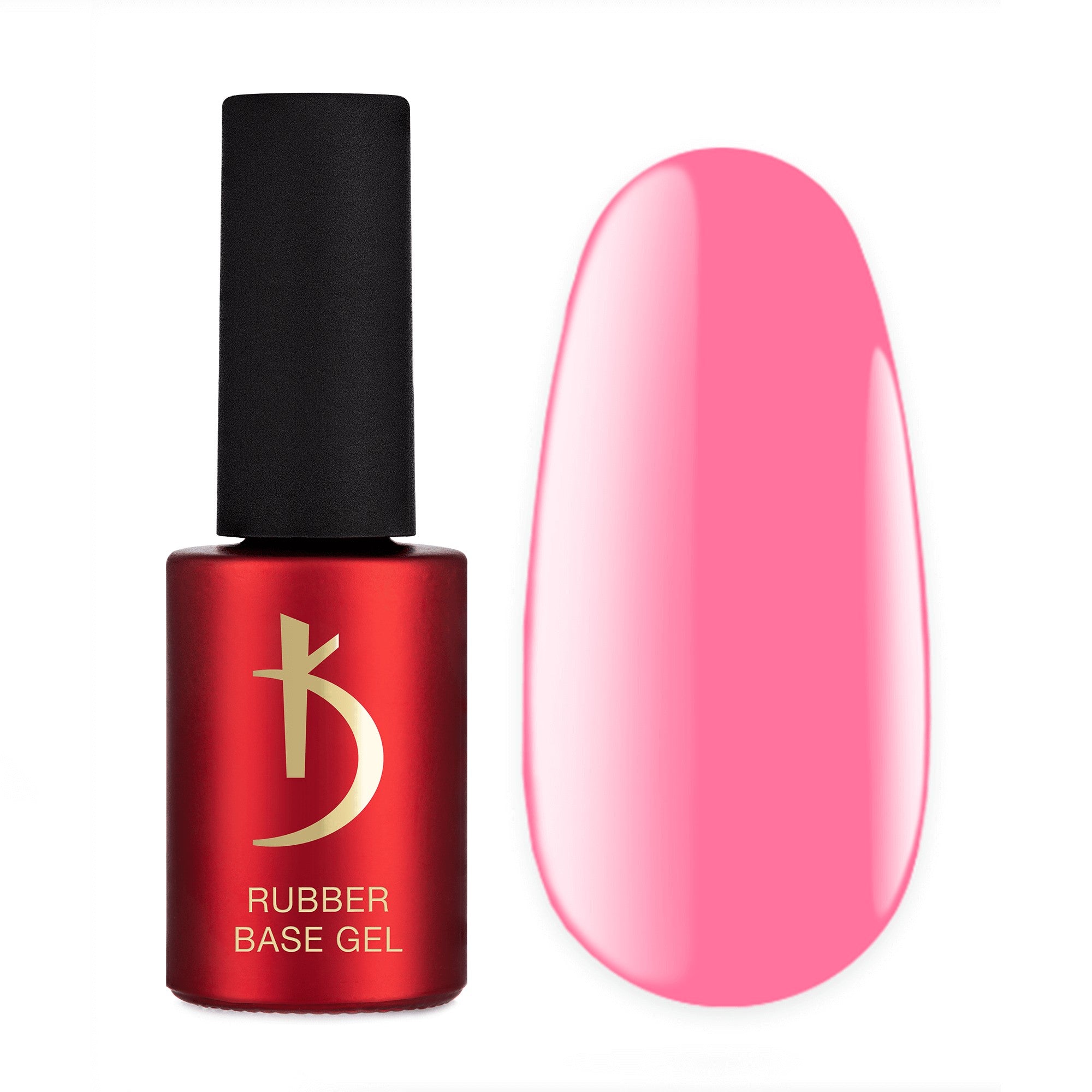 Цветное базовое покрытие Color Rubber Base Gel Jelly, Pink, 7 мл