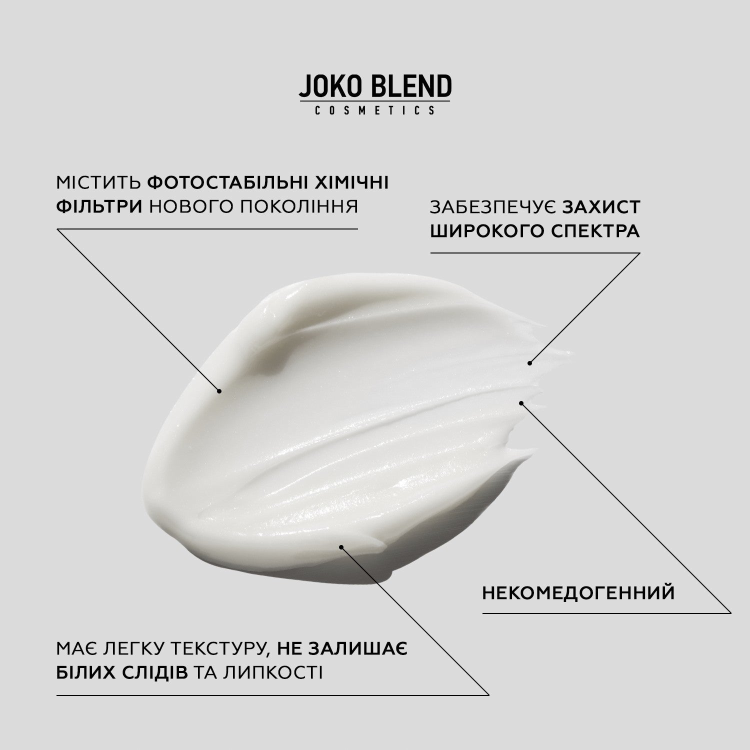 Солнцезащитный крем для лица SPF 50 Joko Blend 30 мл