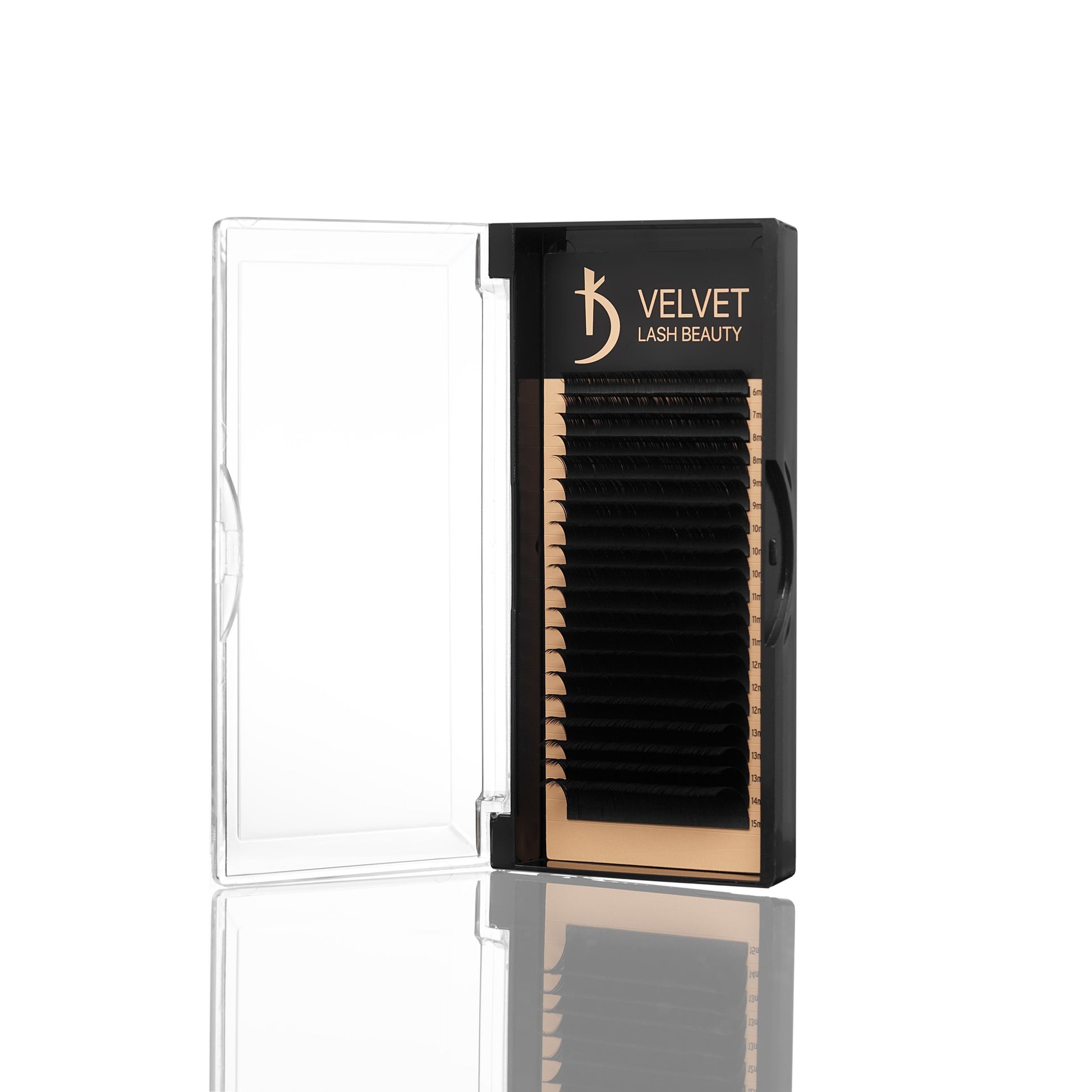 Ресницы для наращивания Velvet Lash Beauty 0.7 С M
