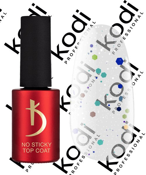 Верхнее покрытие для гель-лака без дисперсионного слоя, 7 мл - ART 08, No Sticky Top Coat Kodi professional