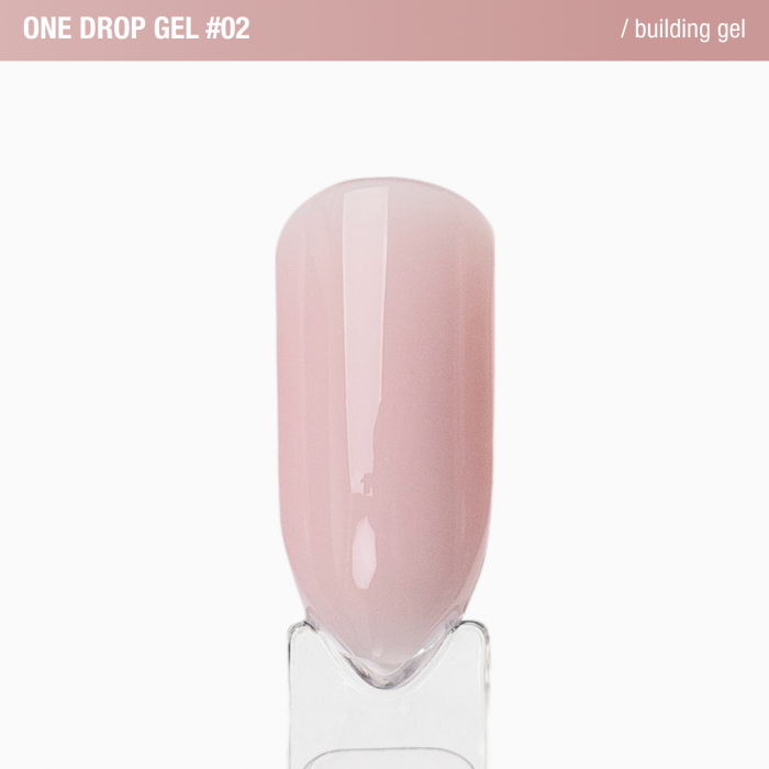 Густой гель для наращивания ногтей one Drop Gel 02